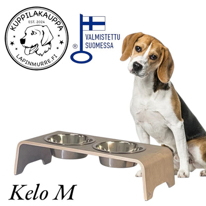 Murre’s Bowl Bar – Kelo M Sized Bowl Stand for Dogs