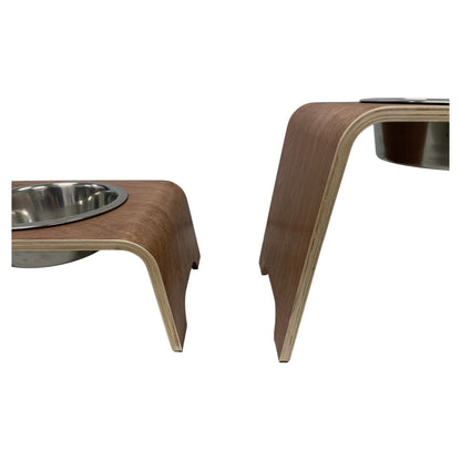 Murre’s Bowl Bar – Mokka M Sized Bowl Stand for Dogs